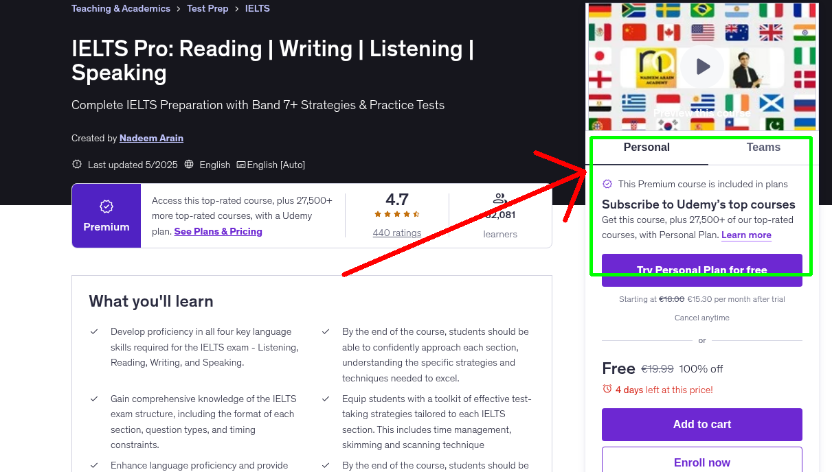IELTS Pro: Reading | Writing | Listening | Speaking