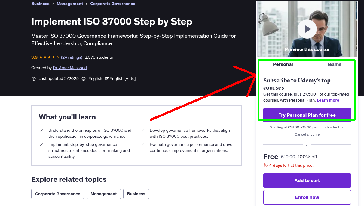 Implement ISO 37000 Step by Step
