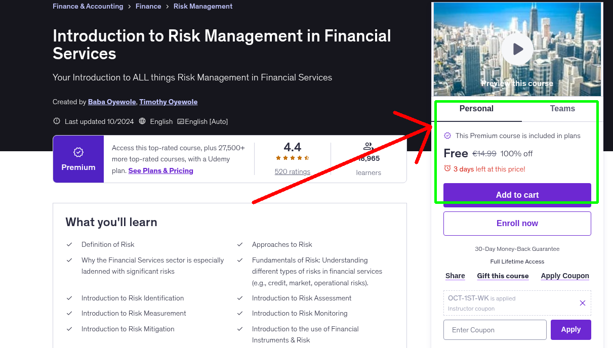 Introduction to Risk Management in Financial Services