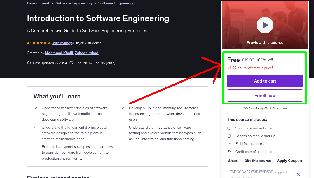 Introduction to Software Engineering