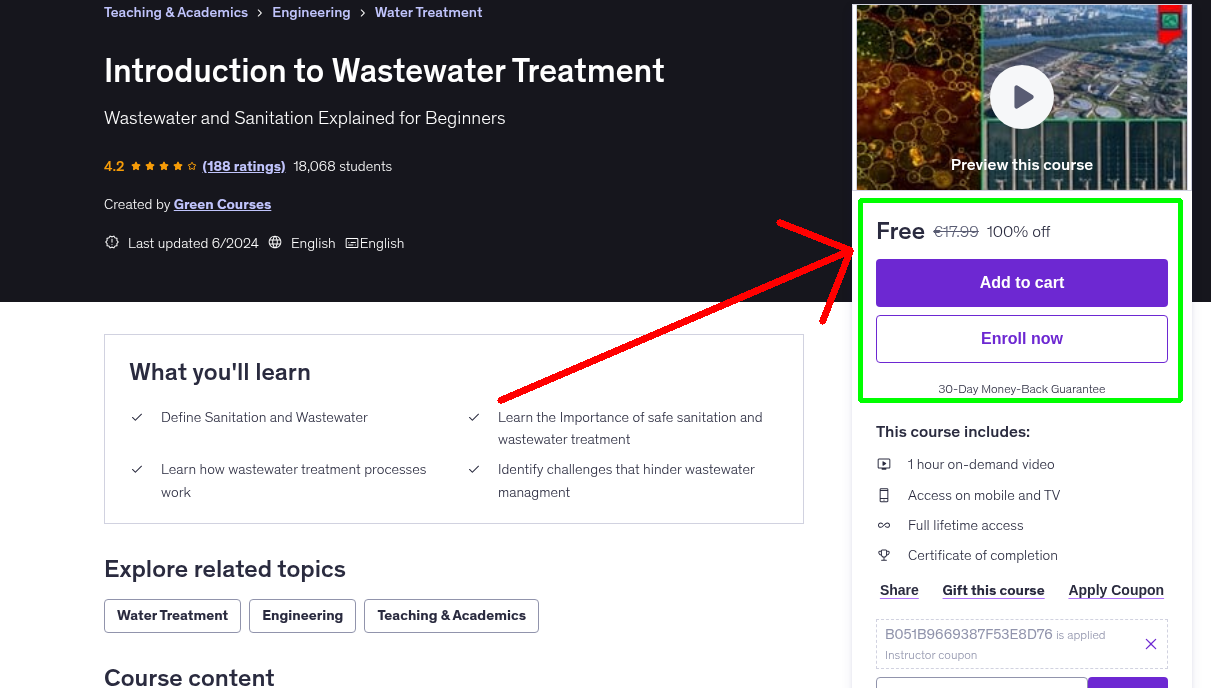 Introduction to Wastewater Treatment