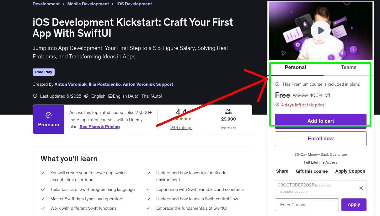 iOS Development Kickstart: Craft Your First App With SwiftUI