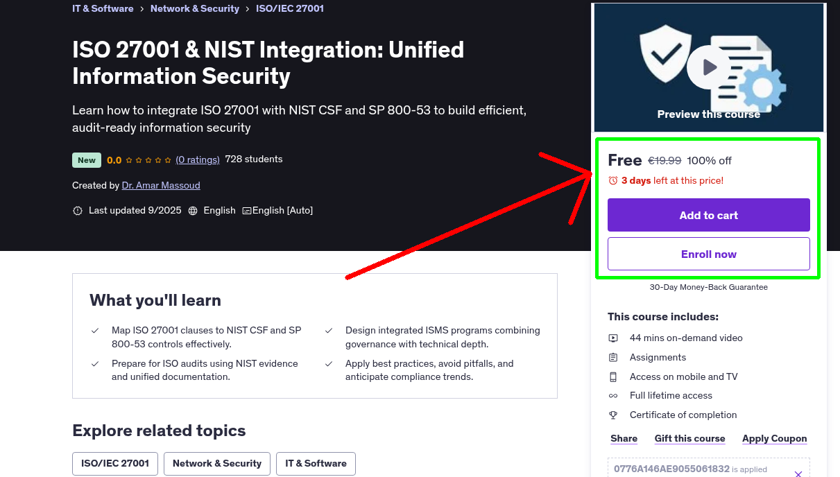 ISO 27001 & NIST Integration: Unified Information Security