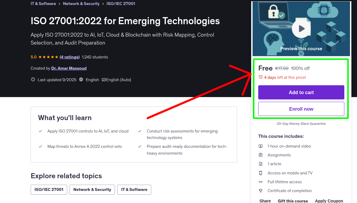 ISO 27001:2022 for Emerging Technologies