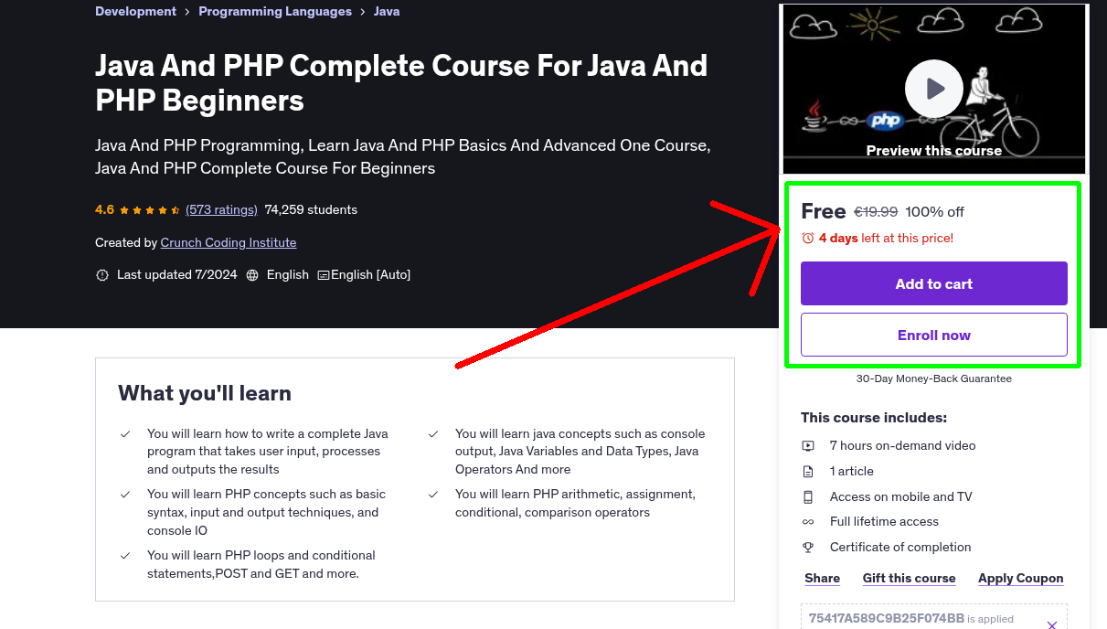 Java And PHP Complete Course For Java And PHP Beginners