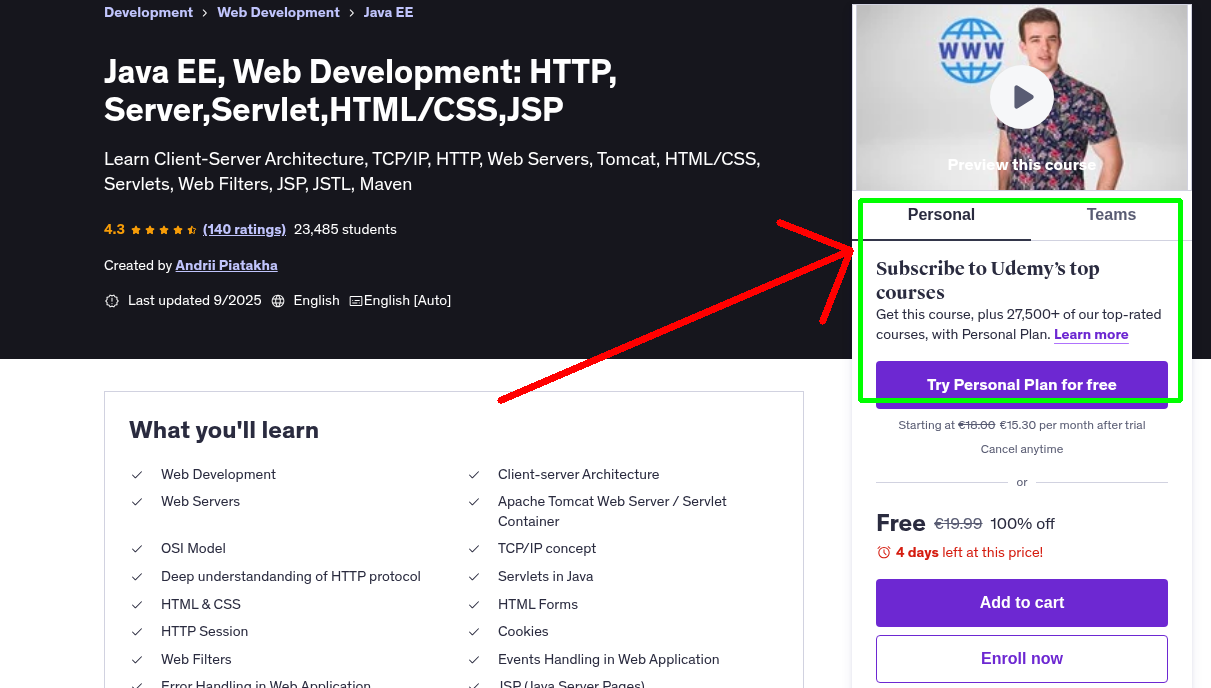 Java EE, Web Development: HTTP, Server,Servlet,HTML/CSS,JSP