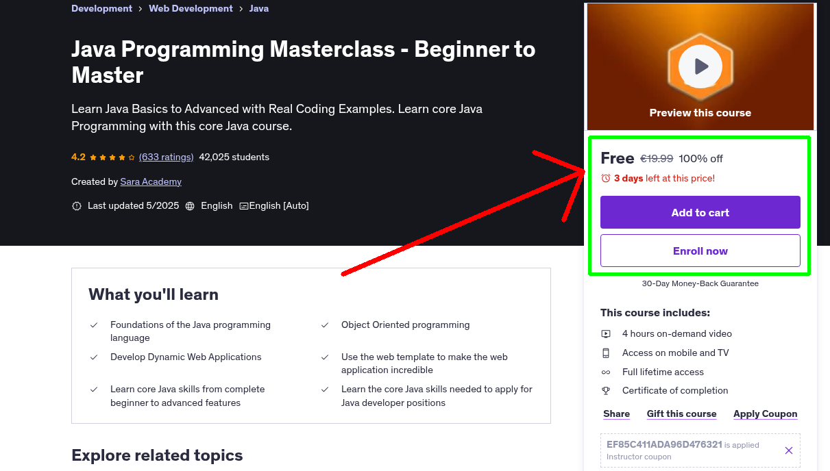 Java Programming Masterclass - Beginner to Master
