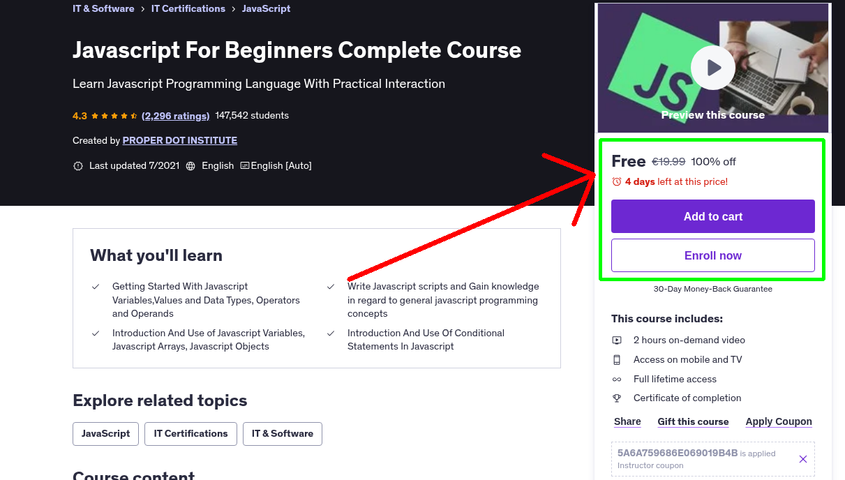 Javascript For Beginners Complete Course