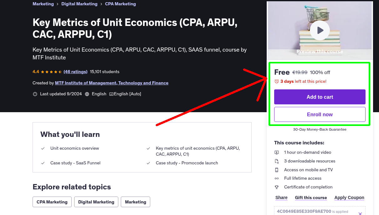 Key Metrics of Unit Economics (CPA, ARPU, CAC, ARPPU, C1)
