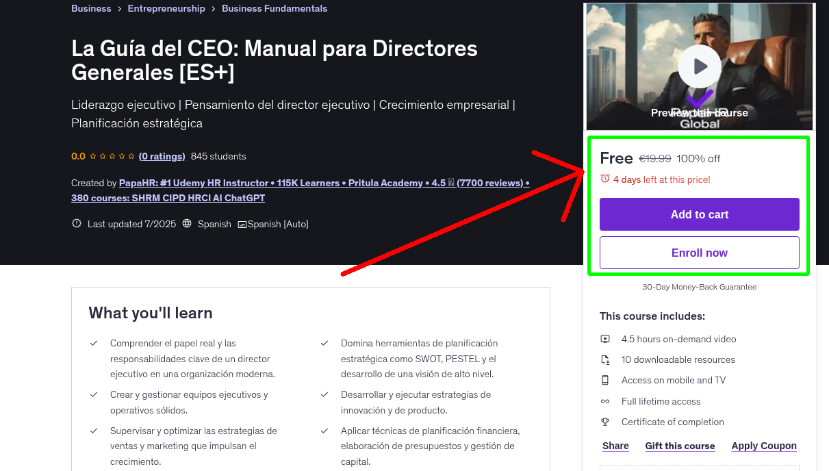 La Guía del CEO: Manual para Directores Generales [ES+]