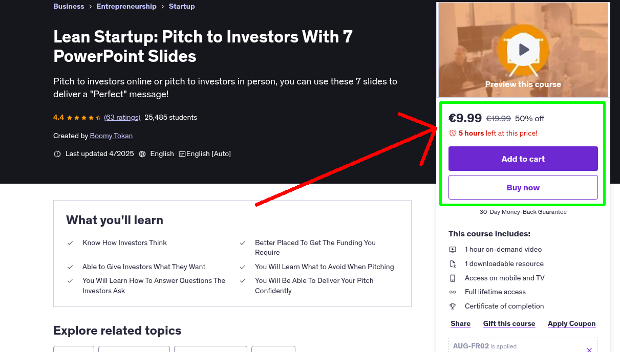 Lean Startup: Pitch to Investors With 7 PowerPoint Slides