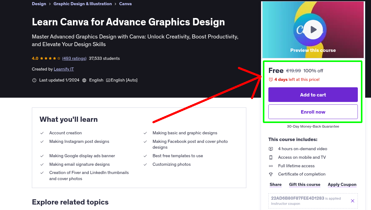 Learn Canva for Advance Graphics Design