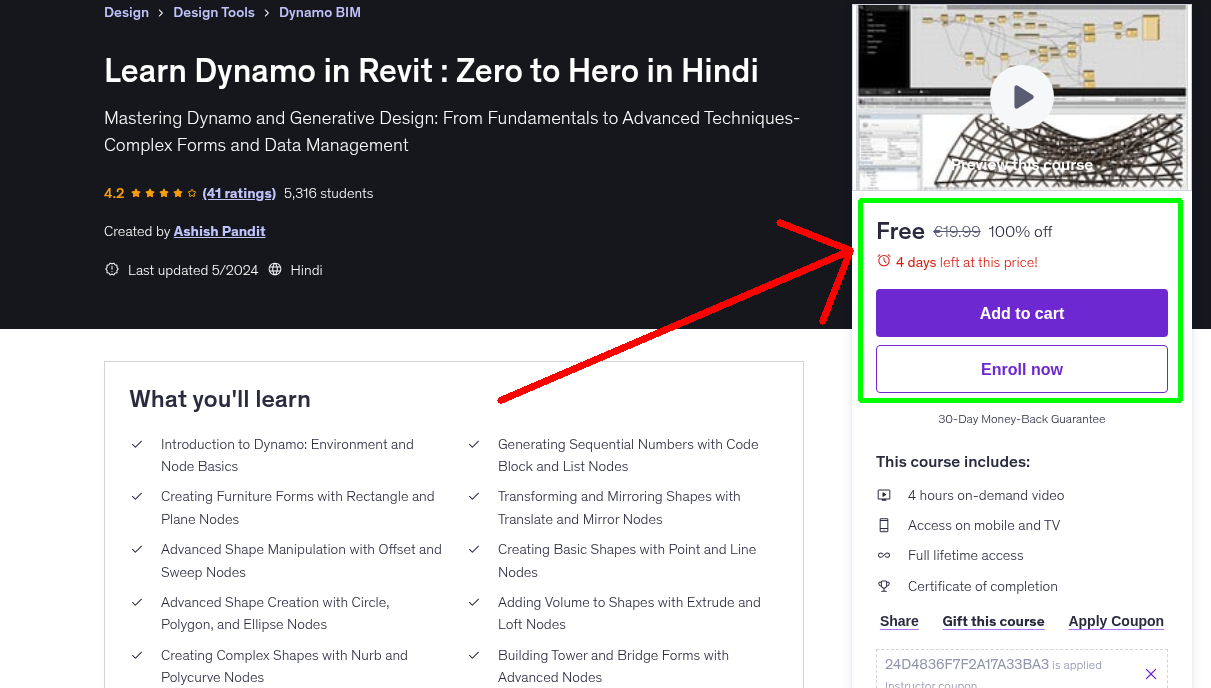 Learn Dynamo in Revit : Zero to Hero in Hindi