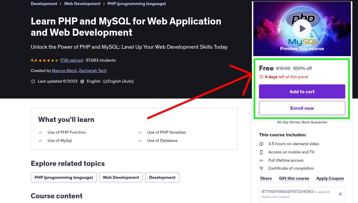 Learn PHP and MySQL for Web Application and Web Development