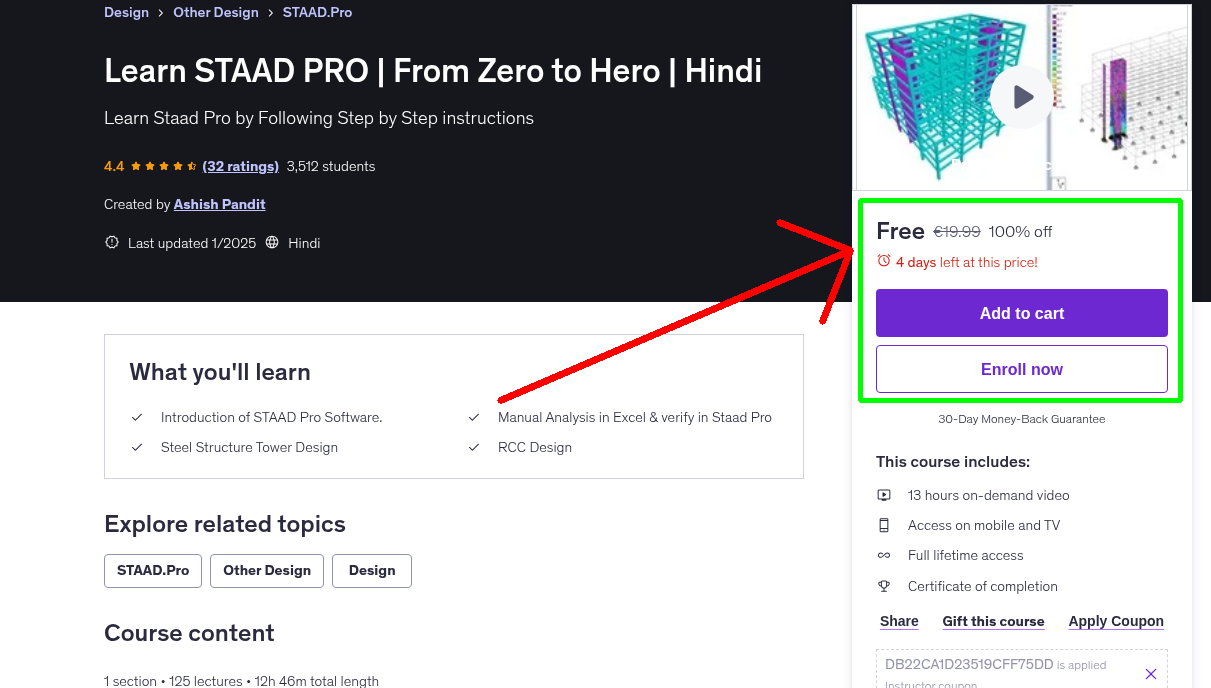 Learn STAAD PRO | From Zero to Hero | Hindi