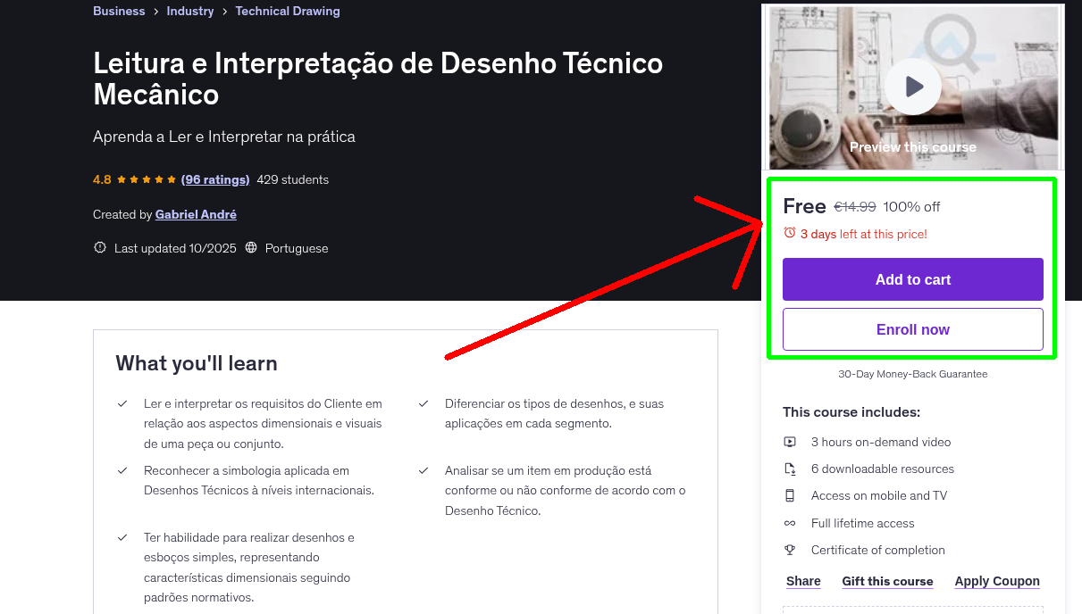Leitura e Interpretação de Desenho Técnico Mecânico
