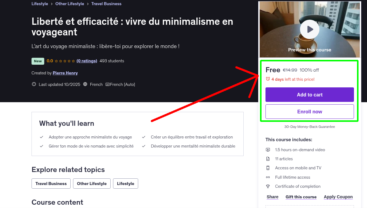 Liberté et efficacité : vivre du minimalisme en voyageant