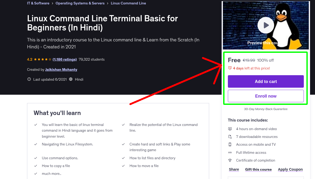 Linux Command Line Terminal Basic for Beginners (In Hindi)