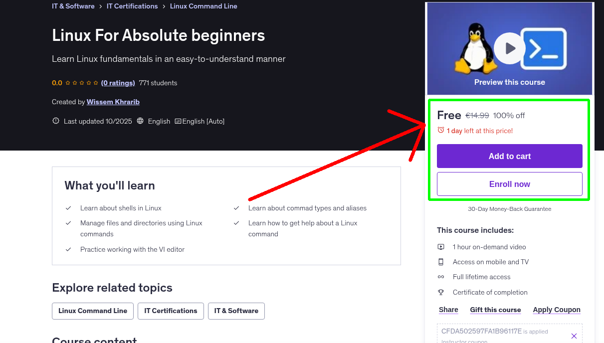 Linux For Absolute beginners