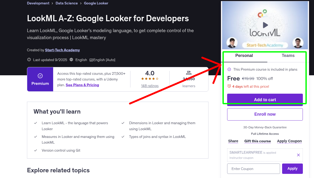 LookML A-Z: Google Looker for Developers