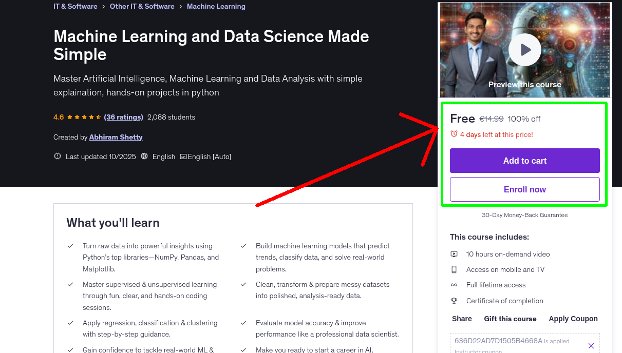 Machine Learning and Data Science Made Simple