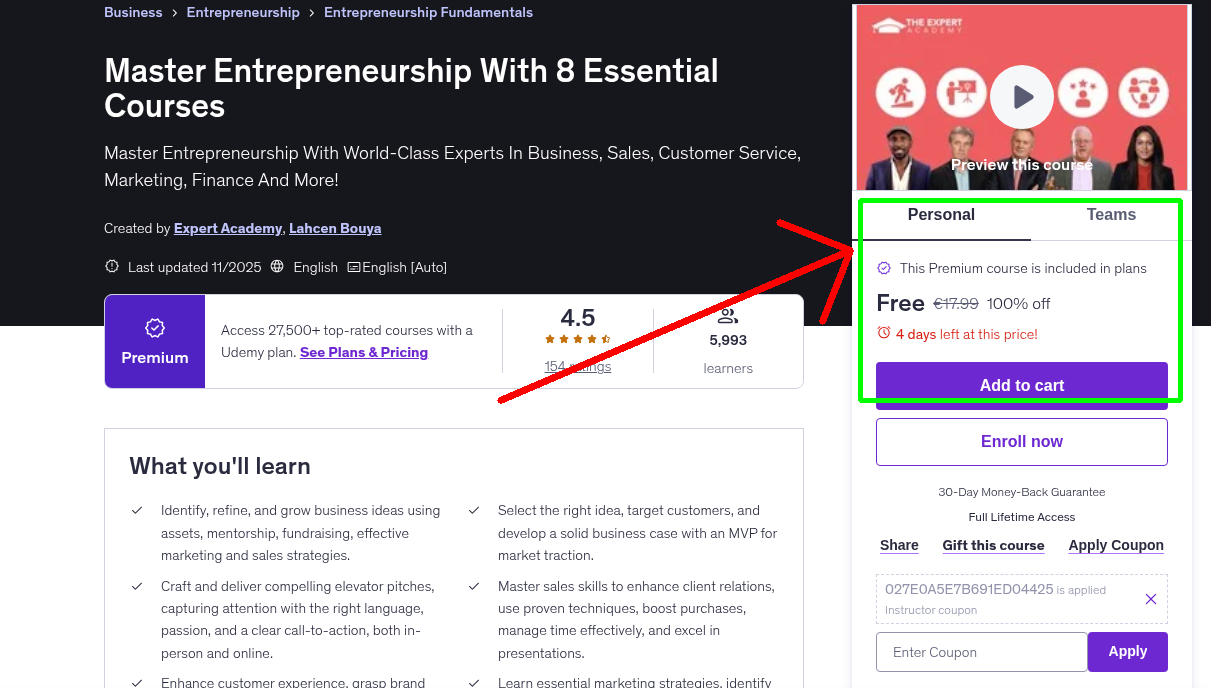 Master Entrepreneurship With 8 Essential Courses