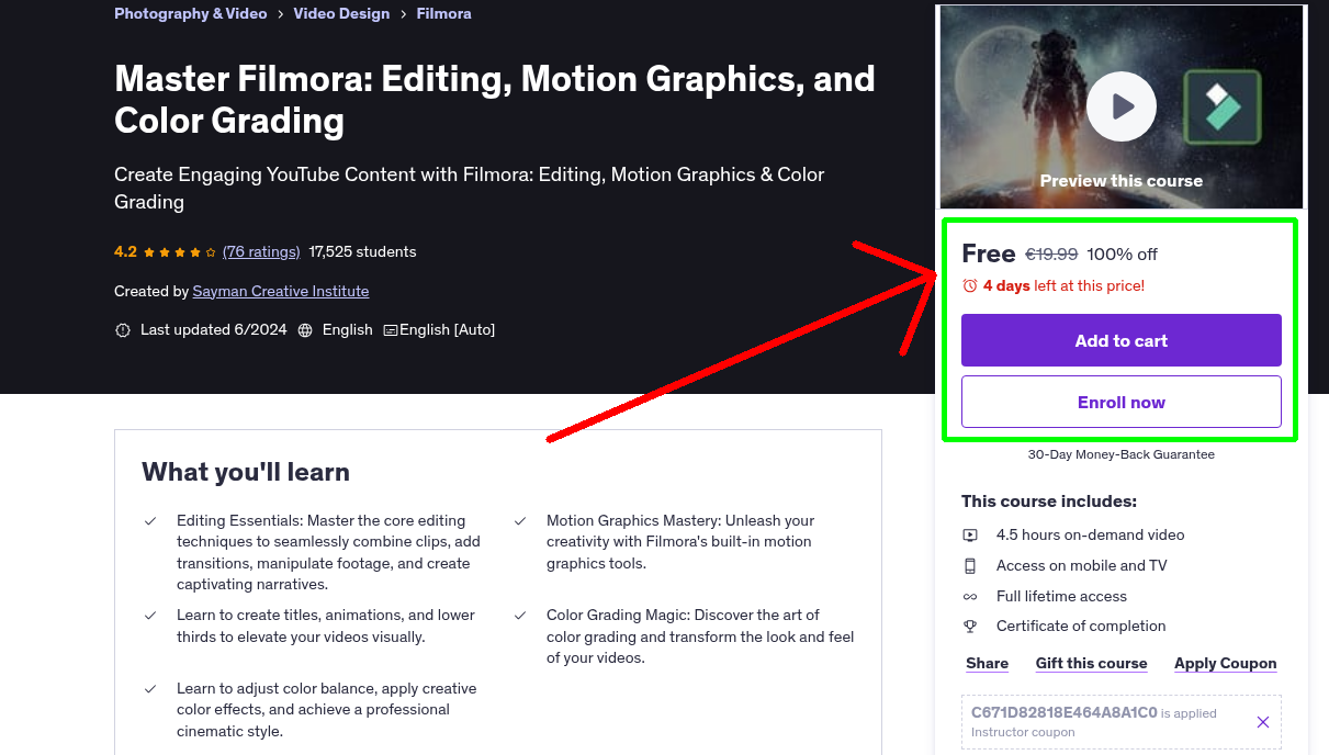 Master Filmora: Editing, Motion Graphics, and Color Grading