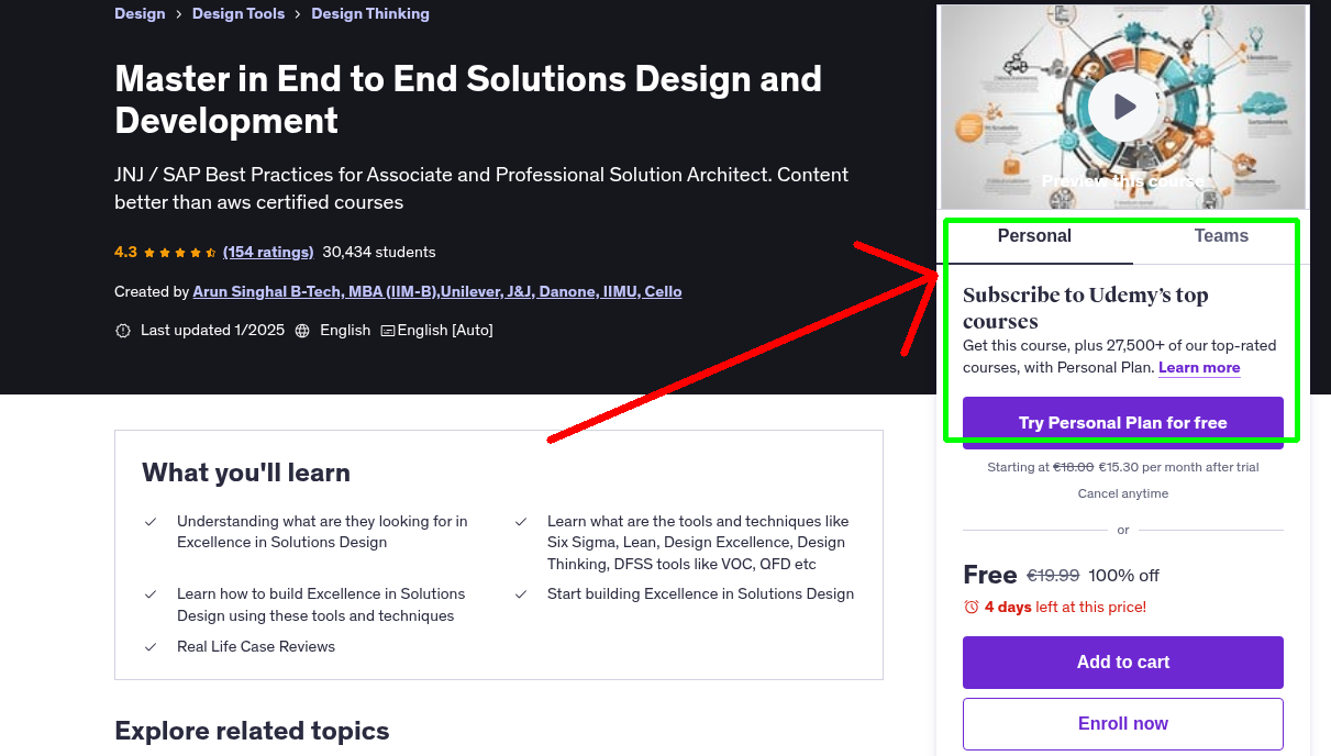 Master in End to End Solutions Design and Development