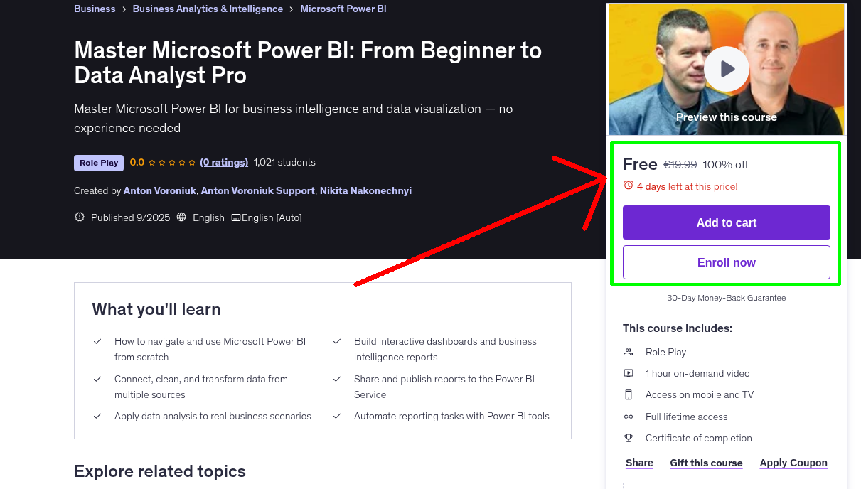 Master Microsoft Power BI: From Beginner to Data Analyst Pro