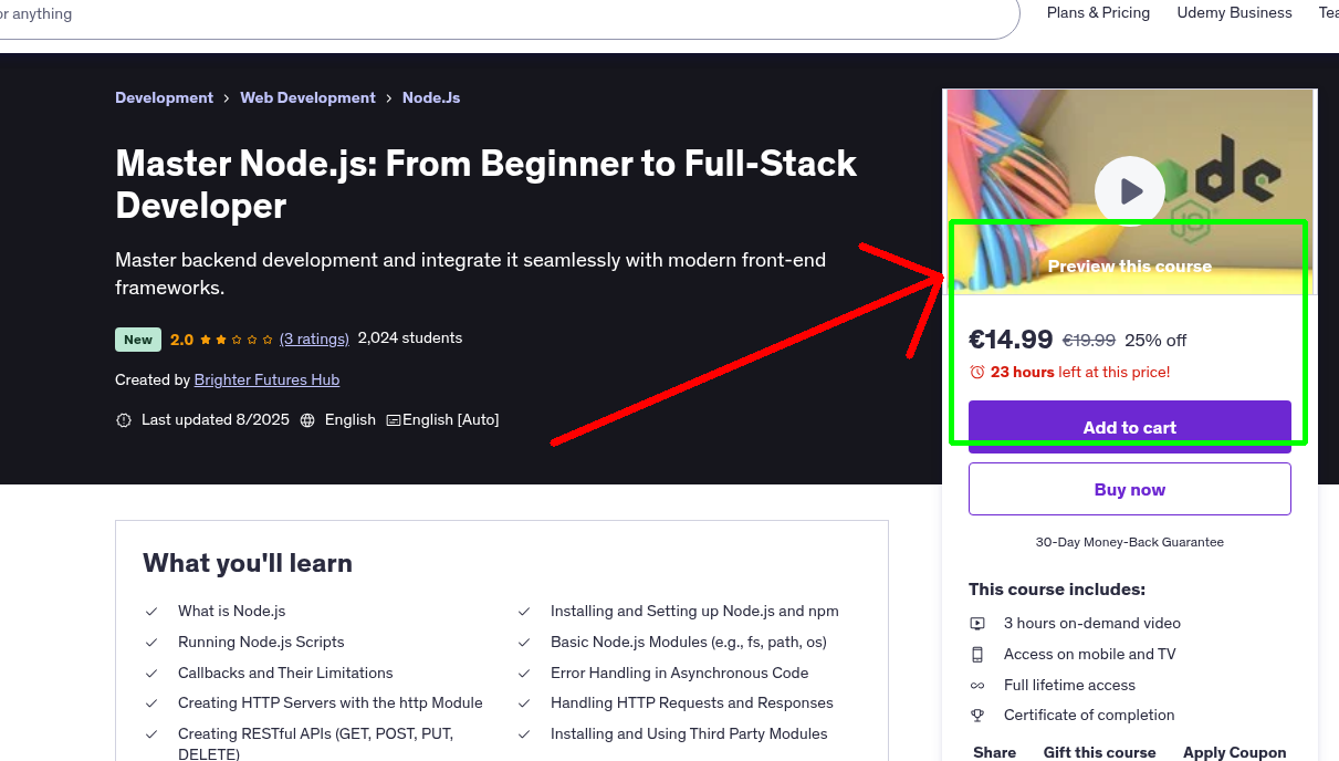 Master Node.js: From Beginner to Full-Stack Developer