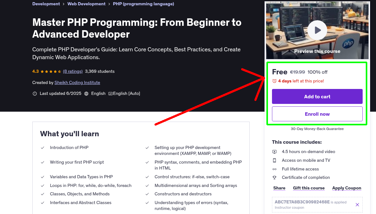 Master PHP Programming: From Beginner to Advanced Developer
