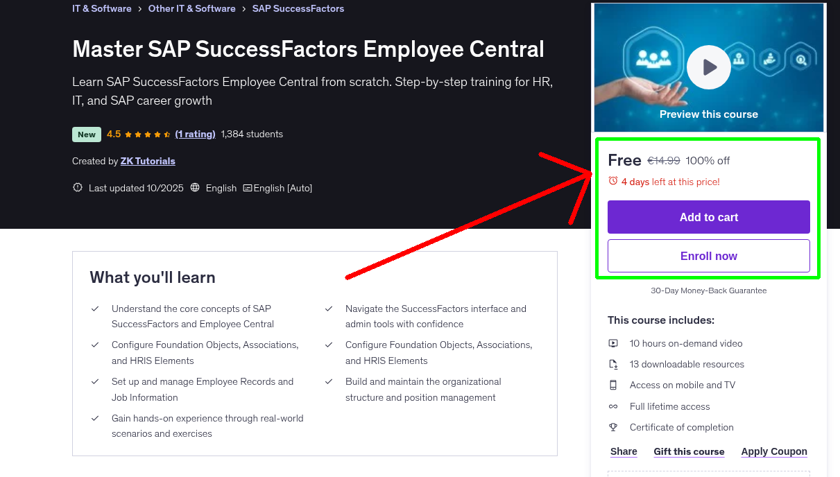 Master SAP SuccessFactors Employee Central