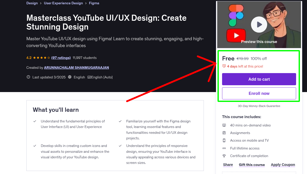 Masterclass YouTube UI/UX Design: Create Stunning Design