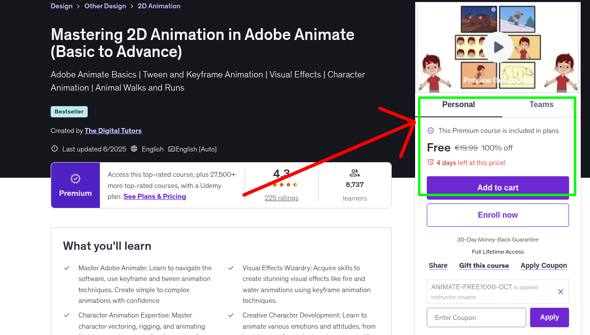 Mastering 2D Animation in Adobe Animate (Basic to Advance)