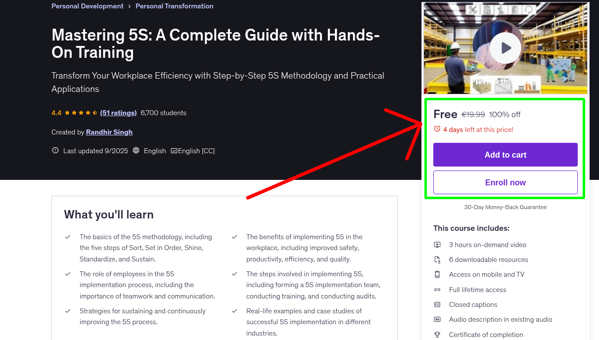 Mastering 5S: A Complete Guide with Hands-On Training