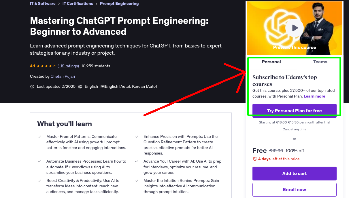Mastering ChatGPT Prompt Engineering: Beginner to Advanced