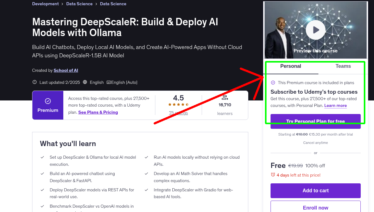 Mastering DeepScaleR: Build & Deploy AI Models with Ollama