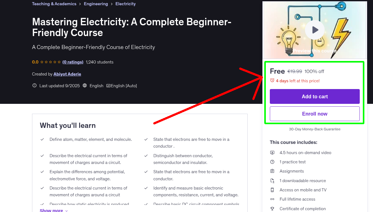 Mastering Electricity: A Complete Beginner-Friendly Course
