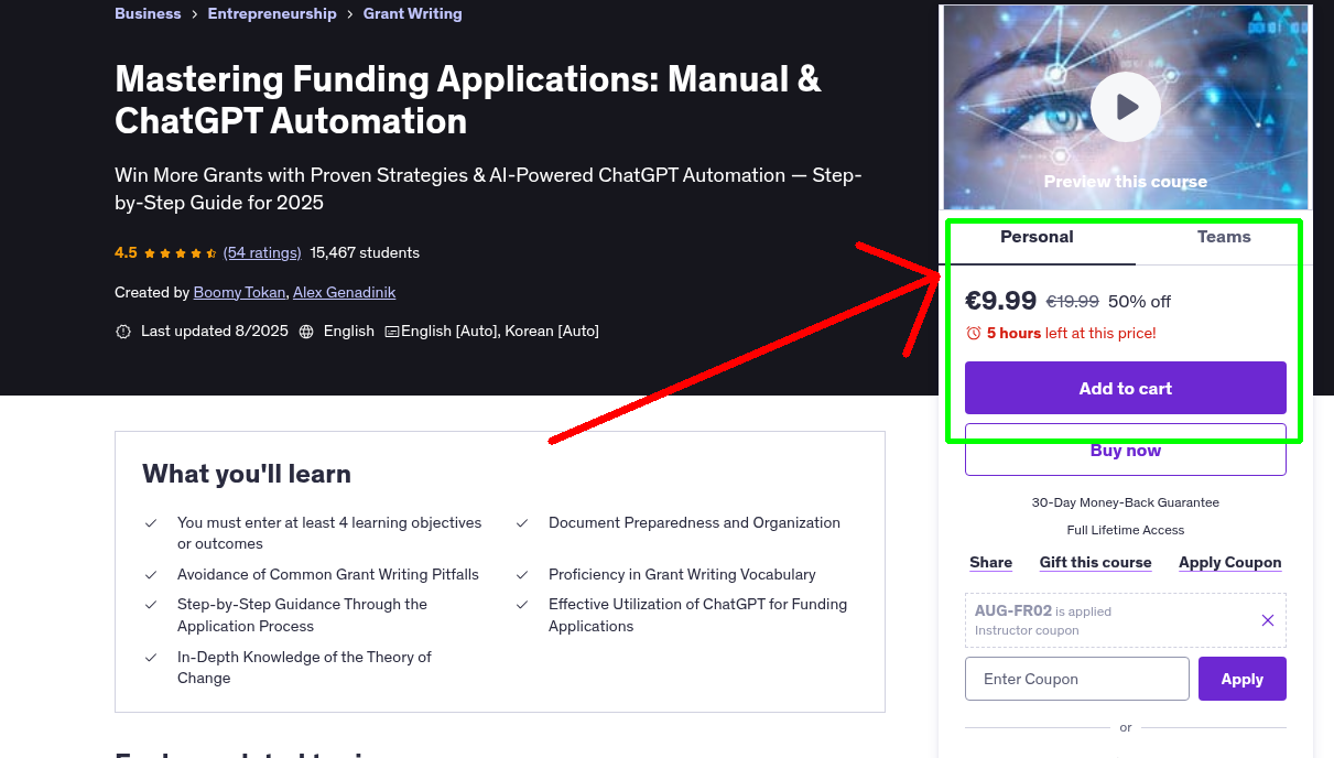 Mastering Funding Applications: Manual & ChatGPT Automation