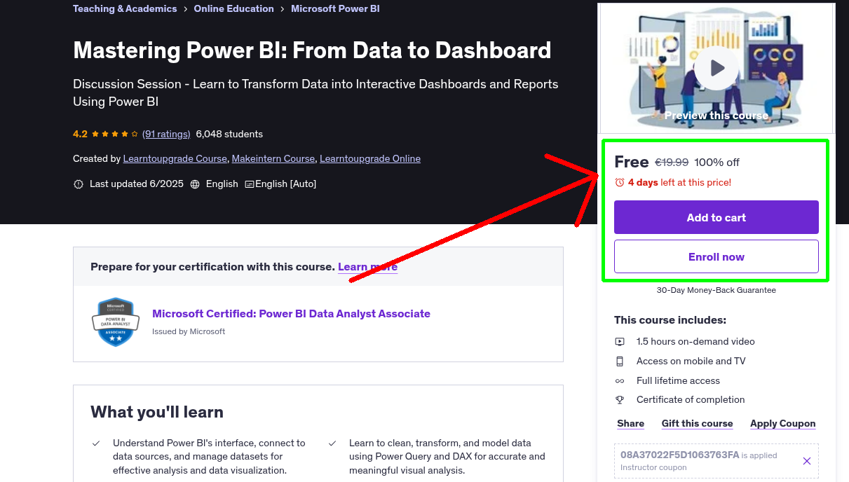 Mastering Power BI: From Data to Dashboard