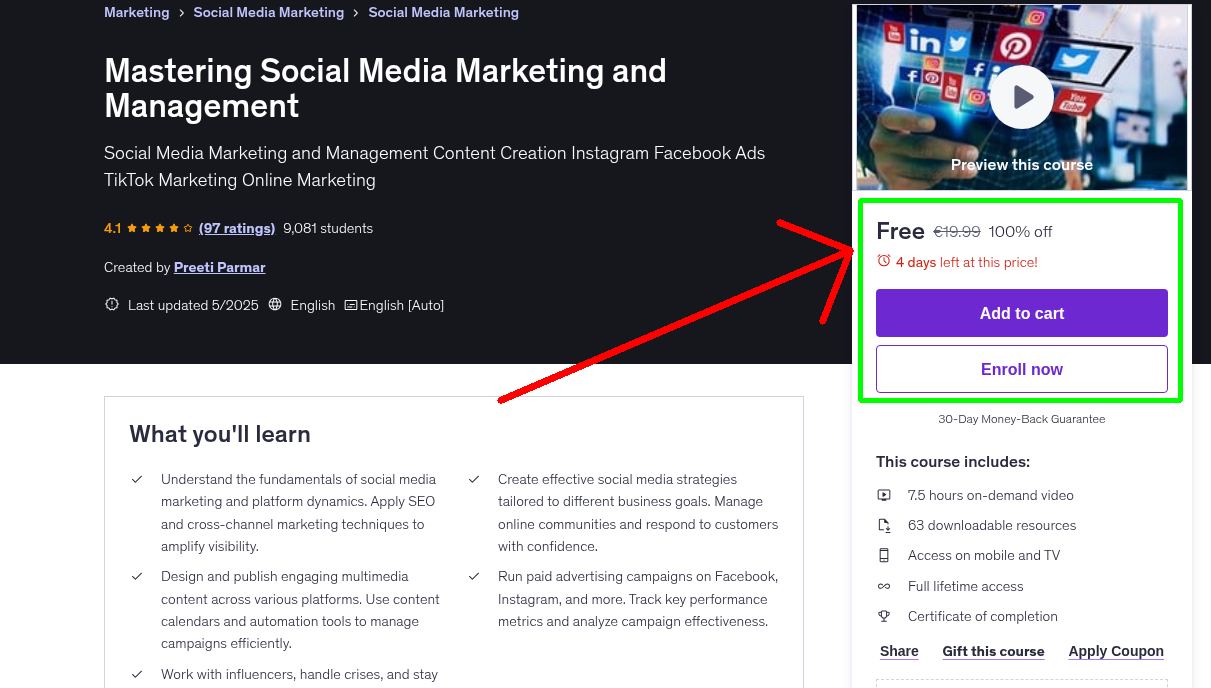 Mastering Social Media Marketing and Management