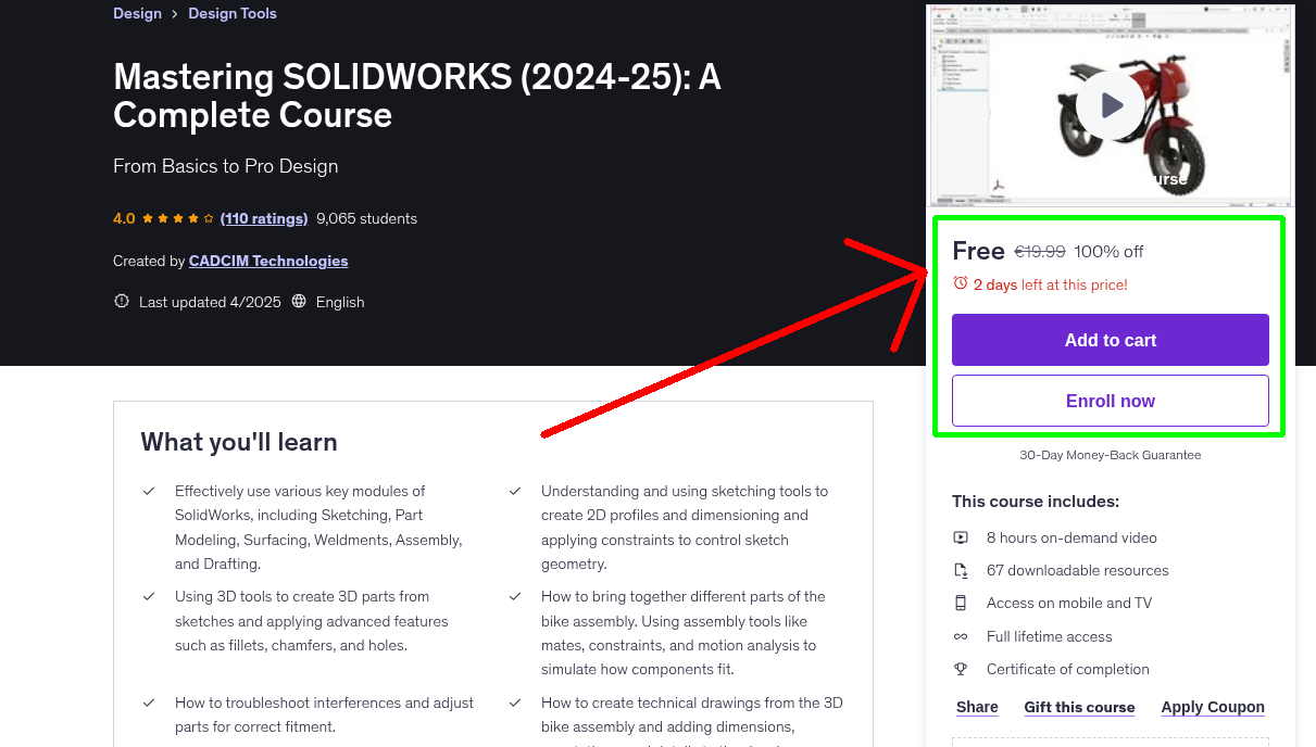 Mastering SOLIDWORKS (2024-25): A Complete Course