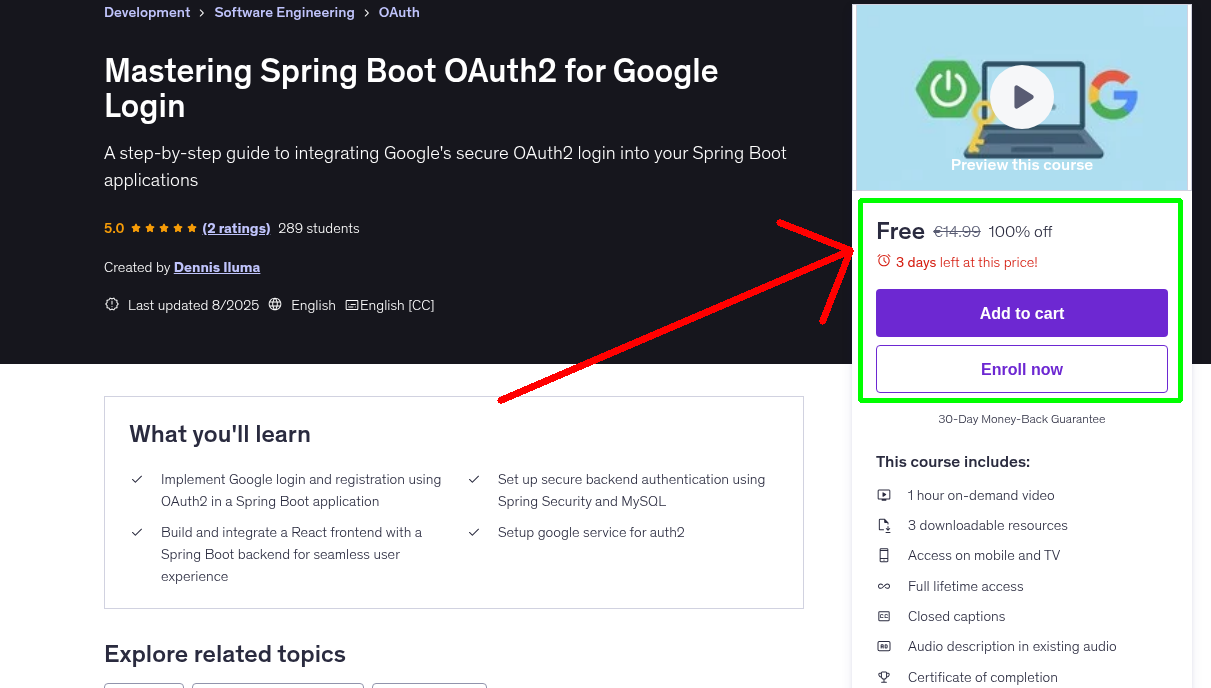 Mastering Spring Boot OAuth2 for Google Login