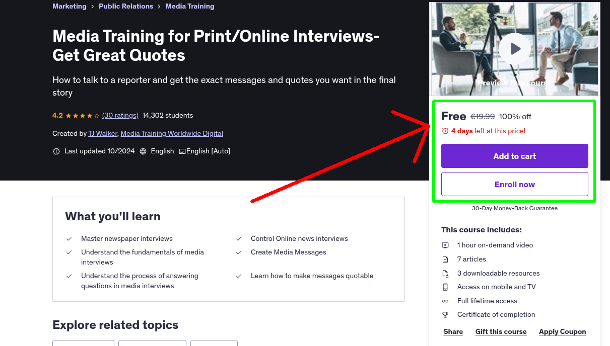 Media Training for Print/Online Interviews-Get Great Quotes