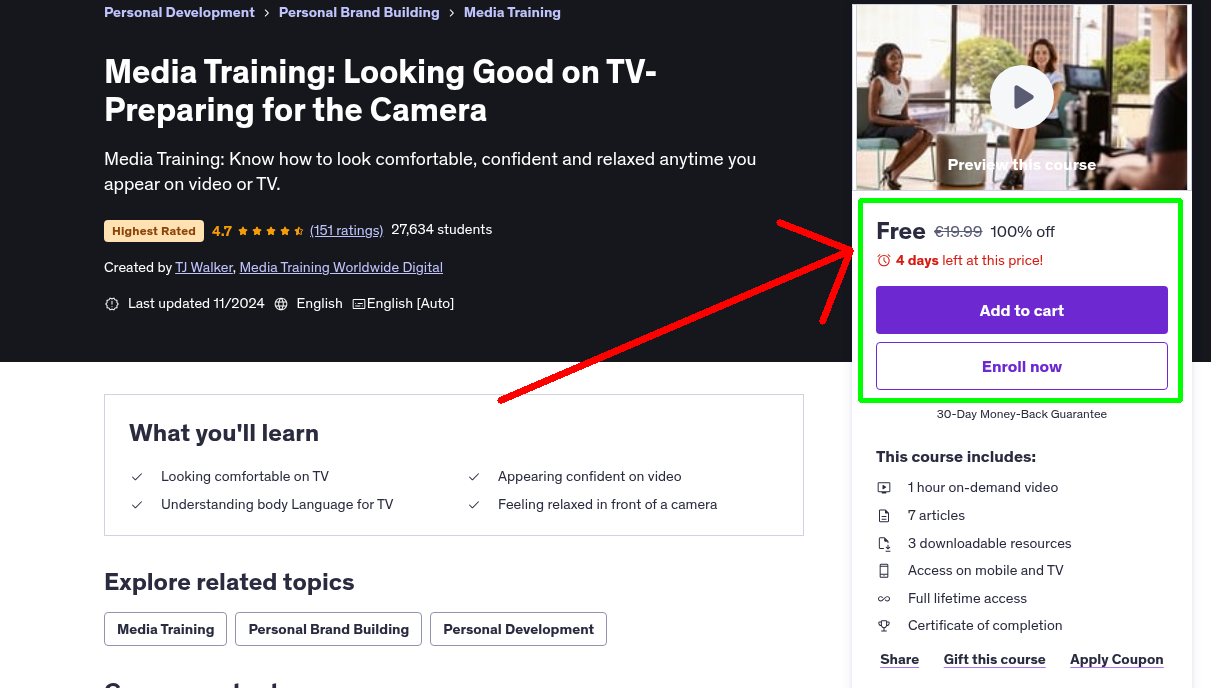 Media Training: Looking Good on TV- Preparing for the Camera
