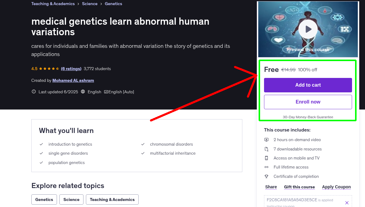 medical genetics learn abnormal human variations