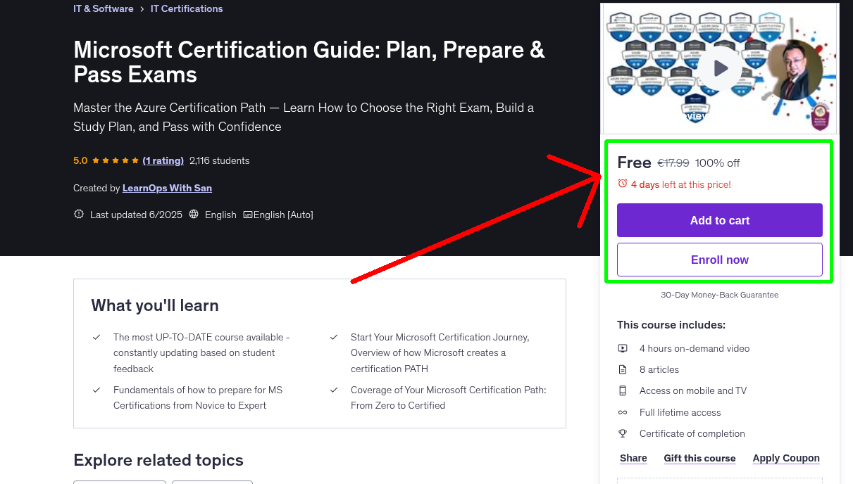 Microsoft Certification Guide: Plan, Prepare & Pass Exams