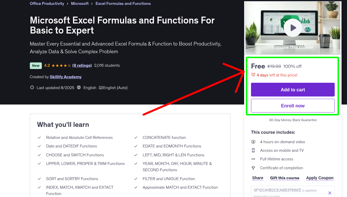Microsoft Excel Formulas and Functions For Basic to Expert
