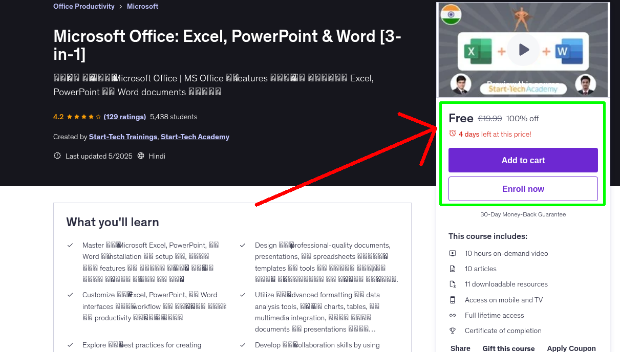 Microsoft Office: Excel, PowerPoint & Word [3-in-1]