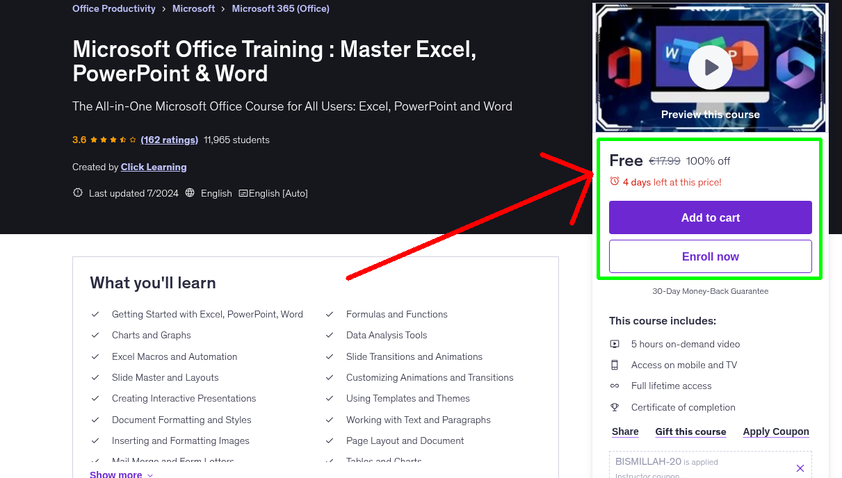 Microsoft Office Training : Master Excel, PowerPoint & Word